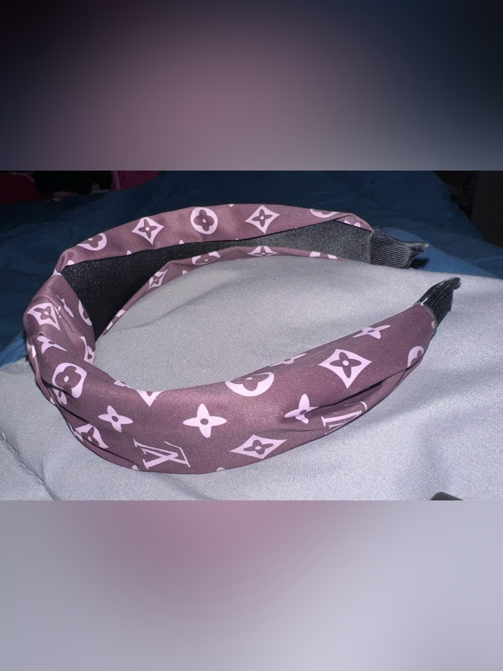 LV scarf headband!